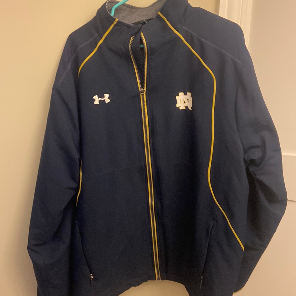Under Armour Notre Dame Fighting Irish zip-up Jacket FREE SHIPPING